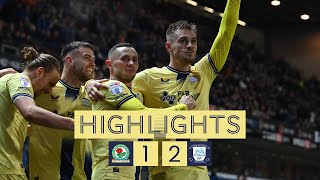 Highlights Blackburn Rovers 1 PNE 2 [upl. by Niwdla]