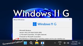 Installing Windows 11 Government Edition Enterprise G Best Lightweight Windows Ever [upl. by Lynne]