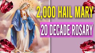 2000 Hail Mary Rosary for Our Families [upl. by Isadora]