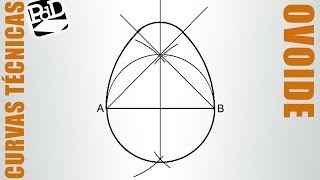 Trazar un ovoide según su eje menor [upl. by Anidem]