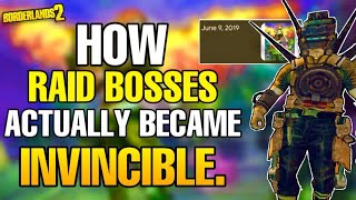 How Raid Bosses Actually Became Invincible In Borderlands 2 [upl. by Adelaide]