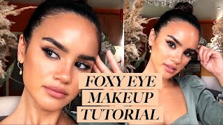 FOXY EYES TUTORIAL  Dacey Cash [upl. by Adnir]