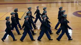 Union HS Army JROTC Unarmed Regulation at Central Regional Drill Competition 2019 [upl. by Jim981]