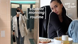 college student morning routine 🌿  premed student [upl. by Symer]