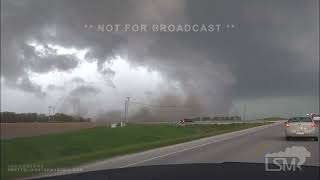 04182024 White Hall IL  Tornado Warned Cell  Large Hail  Drone [upl. by Flagler375]