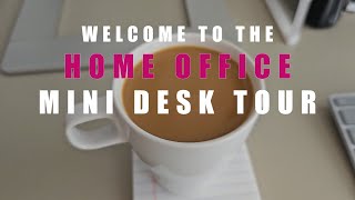 HOME OFFICE MINI DESK TOUR [upl. by Sida]