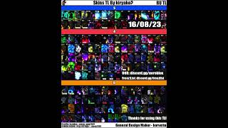 YBA skin tierlist Kiryako 160823 [upl. by Kedezihclem]