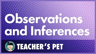 Observations and Inferences [upl. by Alphonso]