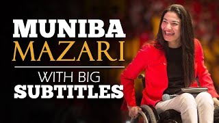 ENGLISH SPEECH  MUNIBA MAZARI  We all are Perfectly Imperfect English Subtitles [upl. by Marcin]