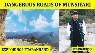 Driving the dangerous roads of Munsiyari  Pithoragarh to Munsiyari Road Trip munsiyari blog 4k [upl. by Allimrac691]