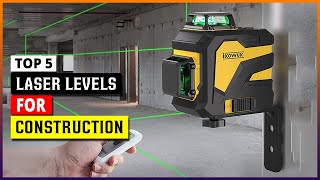 Top 5 Best Laser Levels For Construction in 2024 [upl. by Yessac]