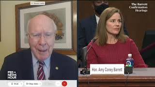 WATCH Sen Patrick Leahy questions Supreme Court nominee Amy Coney Barrett [upl. by Pember]