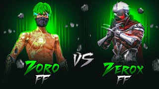 Zoro FF🇲🇦 Vs Zerox FF🇳🇵 1vs1 in Mobile after Long Time📲 [upl. by Rheba]