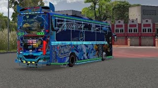 thunder livery bus simulator Indonesia Kenyan livery [upl. by Renita]