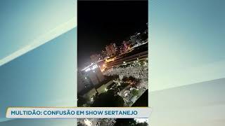 EM TODOS OS CANTOS Show de Marília Mendonça termina em arrastão e quebraquebra [upl. by Anyaj761]