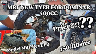 Mrf New tyer for dominar 400cc Revzfd 110150 price and review tyer dominar400 ktm tranding [upl. by Tomkins]