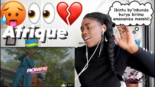 Afrique  Rompe Official Video Reaction Video  Chris Hoza [upl. by Sosthena]