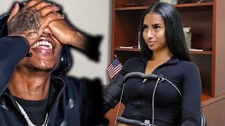 Silky Reacts To Kani amp Maxs Lie Detector Test [upl. by Notlehs]