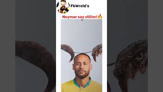 Neymar saç stilleri 🔥🔥 keşfet fenerbahçe [upl. by Esoranna]