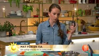 Laga mat för en tia  gryta och snacks  Nyhetsmorgon TV4 [upl. by Edelman]