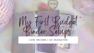 My First Budget Binder Setups 💸  Low Income  UK Budgeter [upl. by Saalocin779]