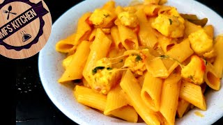 Creamy cheesy paneer pasta recipe  Simple Pasta recipe [upl. by Ahseihs]