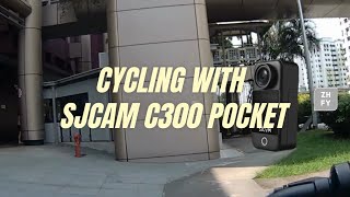 Cycling in Woodlands with SJCam C300 Pocket  Singapore [upl. by Vince]