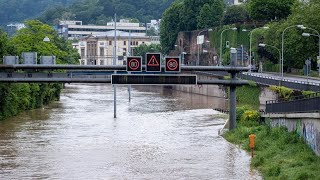 Hochwasserlage im Saarland angespannt – Gefahr für Leib und Leben [upl. by Oneil984]