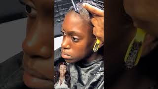 Hairdresser Reacts To 4C Sleek Mini Braid Ponytails reaction hairdresser hair ponytail 4chair [upl. by Eanrahs]