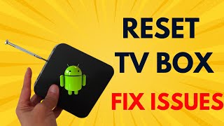 Fix a frozen screen boot loop and other Android TV Box issues  Reset Box without remote [upl. by Nicolis941]