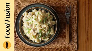 Pasta in White Sauce Recipe by Food Fusion [upl. by Prevot]