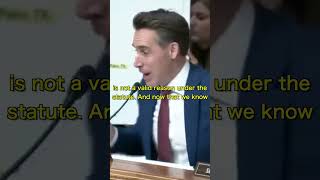 Sen Hawley Gives Weaselly Sec Mayorkas Absolutely No Escape From His Complete Incompetence [upl. by Godding150]