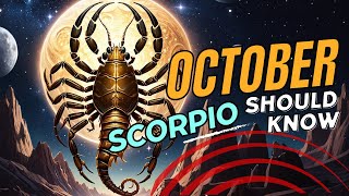 October 2024 SCORPIO HOROSCOPE Key Astrological Predictions and Insights [upl. by Melar]