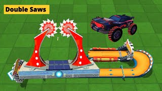 RACECRAFT GAME  STREAM CAR UNLOCK DOUBLE SAWS TRACK  HOT RACE WHEELS UNLIMITED [upl. by Ellehsim310]