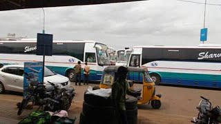 kpn travels  volvo sleeper bus rameswaram to chennai  enters in sivagangai [upl. by Yadsendew]