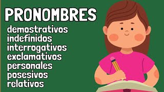 Los PRONOMBRES tipos y EJEMPLOS oraciones para estudiantes✍️ [upl. by Helman451]