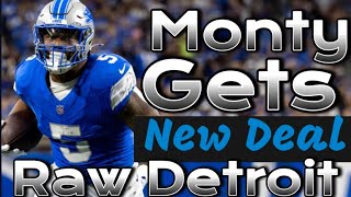 RB David Montgomery Gets A New 2 Year Deal Worth 1825MFG 105M [upl. by Torrie]