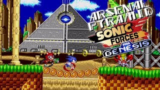 Sonic Forces  Arsenal Pyramid Exterior Sega Genesis Remix [upl. by Hsepid]