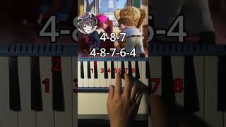 Married Life  Up Piano Tutorial shorts [upl. by Tnilc]