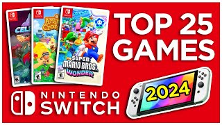 Top 25 BEST Nintendo Switch Games in 2024 [upl. by Emiline]