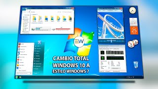 TRANSFORMAR WINDOWS 1011 EN WINDOWS 7 LEGENDARIO [upl. by Aronaele]