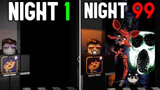 The Roblox FNAF Game That Gets INFINITELY Harder [upl. by Annoiek206]