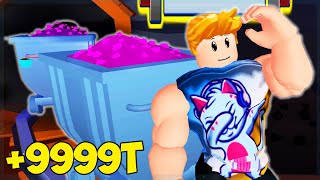 Lifting The BIGGEST CRYSTAL IN THE WORLD  Roblox Strongman Simulator [upl. by Disini]