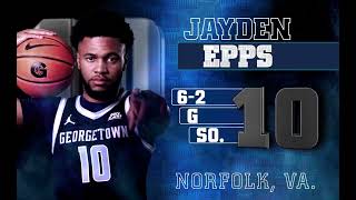 Georgetown Mens Basketball Player Feature 2023 [upl. by Harrod]