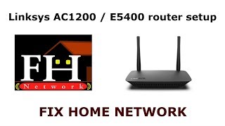 Linksys AC1200 setup  Easy Guide  Linksys E5400 router [upl. by Oahc]