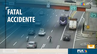 Fatal accidente por exceso de velocidad en Lima Perú [upl. by Delia276]