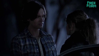 Ravenswood  Season 1 Episode 10 Clip Hanna amp Caleb Kiss  Freeform [upl. by Kathy]