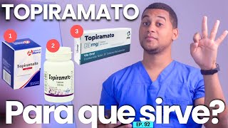 TOPIRAMATO PARA QUE SIRVE  3 COSAS [upl. by Leiva833]