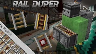 Easy Rail Duper Tutorial for Minecraft 121  Duplicate Your Rails Effortlessly [upl. by Aliak]