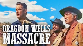 Dragoon Wells Massacre  Free Cowboy Film  Old West [upl. by Alliuqahs]